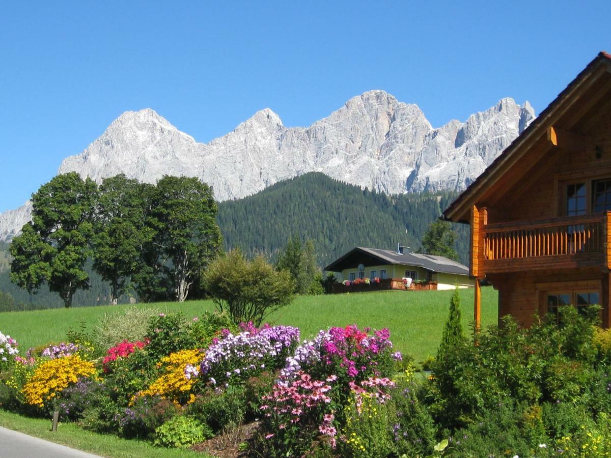 Blockhaus Royer Apartman Ramsau am Dachstein Kültér fotó